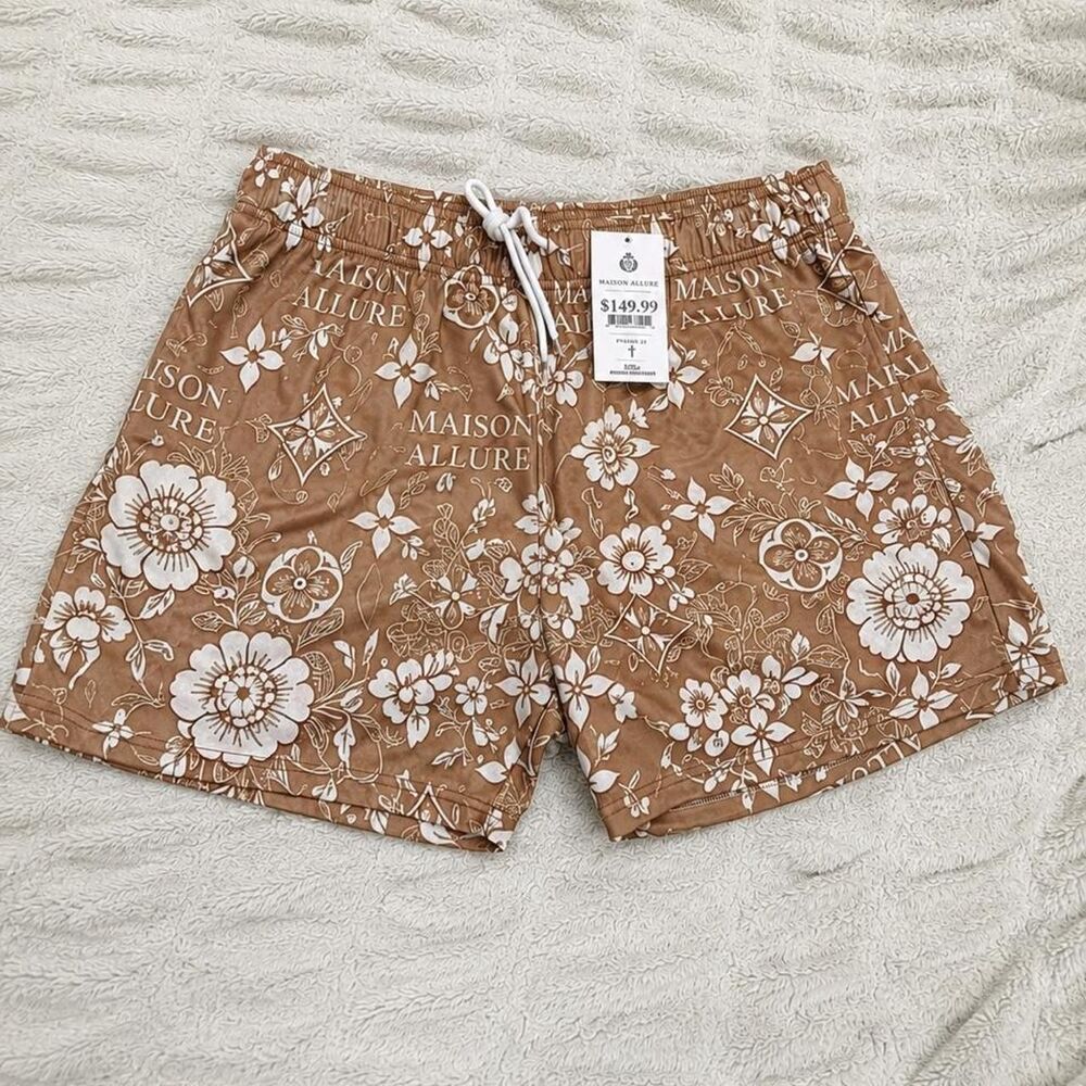 Maison Allure Designer Mesh Shorts - Men's XL